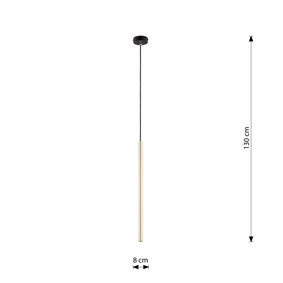 Lampa Wisząca SELTER 1 Złoty