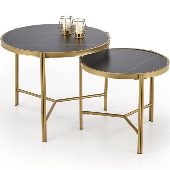 Zestaw 2 Ław FATIMA fi63 Czarny