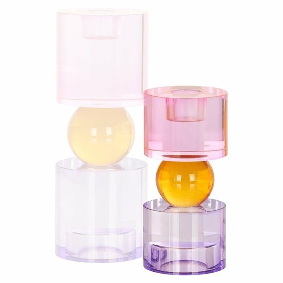 Świecznik ZAHRA S Wielokolorowy