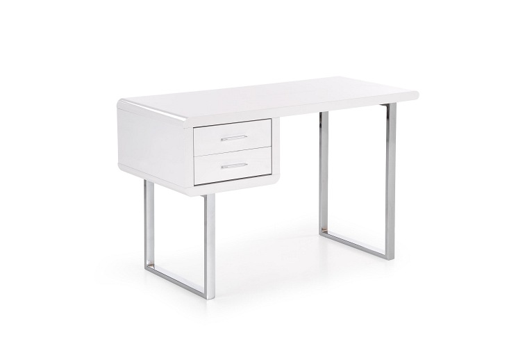 biurko B30 biały-chrom