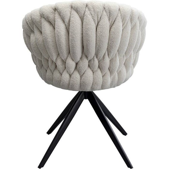 Krzesło Obrotowe KNOT BOUCLE Białe