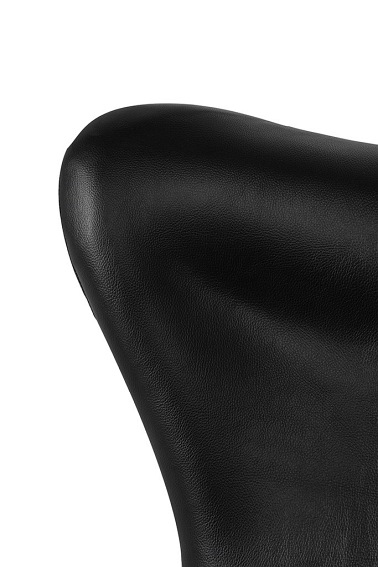 Fotel EGG Szeroki PU Czarny