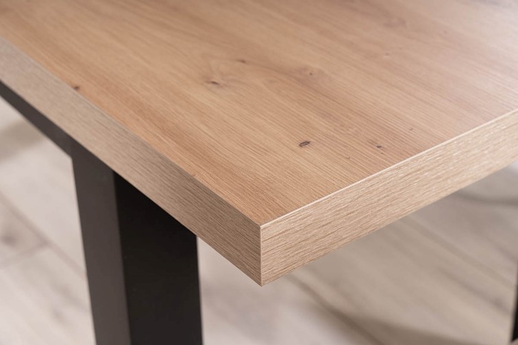 Stół Rozkładany PRESTO (140-218)x80 Czarny/Dąb Artisan