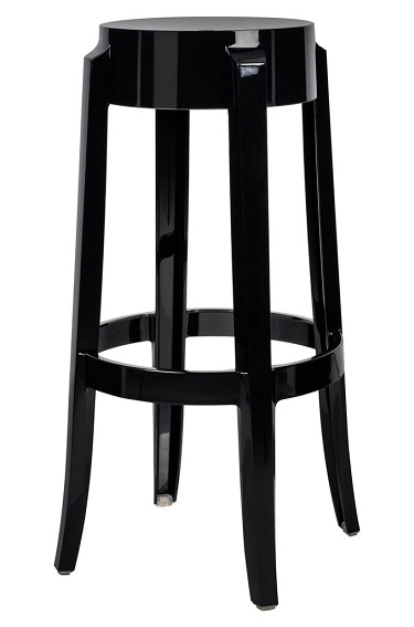 Krzesło Barowe Charles 76 Czarny