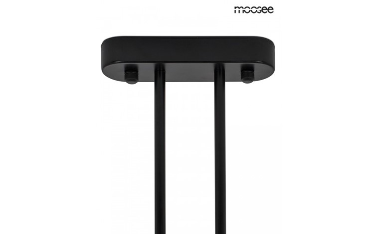 Lampa Wisząca ALURE LINE TWIN 120 Czarny/Transparentny