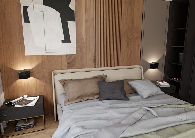 Kinkiet FROST Czarny