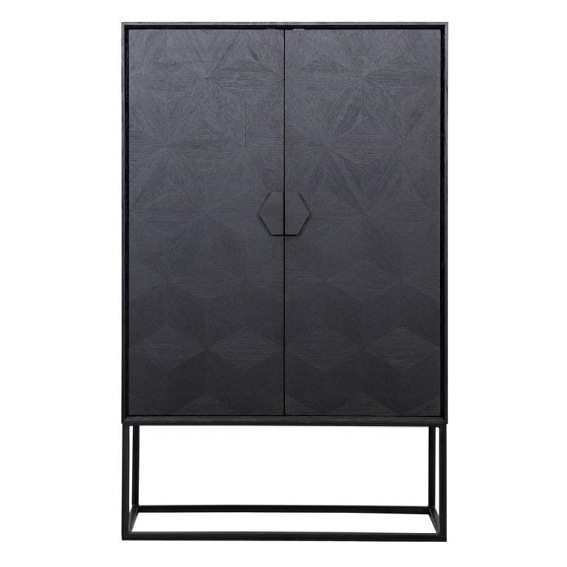 Komoda BLAX - 2 drzwiowa Czarny