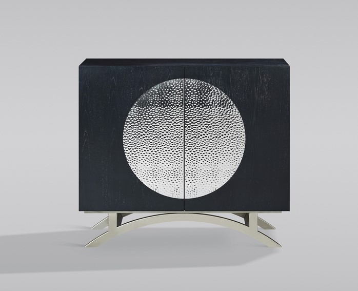 Komoda STILIG ST832 Czarny/Chromowany