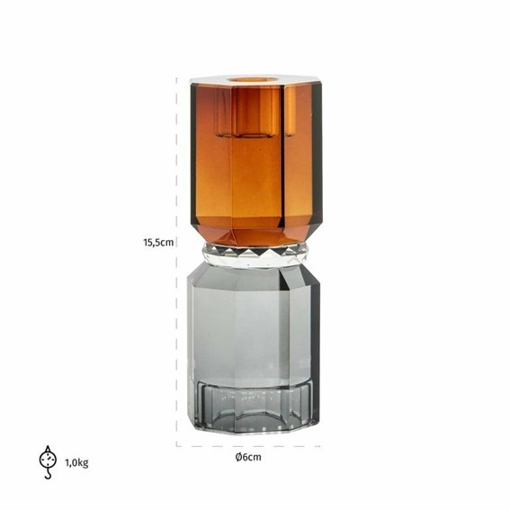 Świecznik THYRA Pomarańczowy