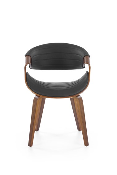 Krzesło K544 Czarny/Orzechowy