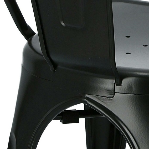 Krzesło PARIS Czarny inspirowane Tolix