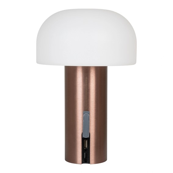 Lampa Ogrodowa SOHAM Miedziany/Biały
