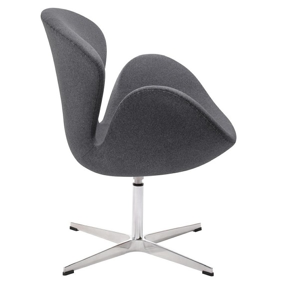 Fotel SWAN Wool Premium Szary