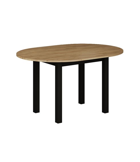 Stół Rozkładany ST3-FX (100x140)x100 Dąb Złoty Craft/Czarny