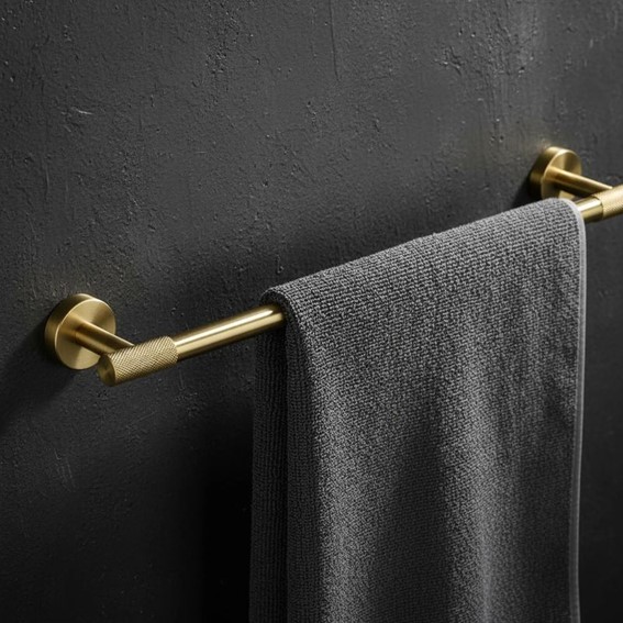 Wieszak Łazienkowy Jednoramienny GALO 5701 Złoty Szczotkowany