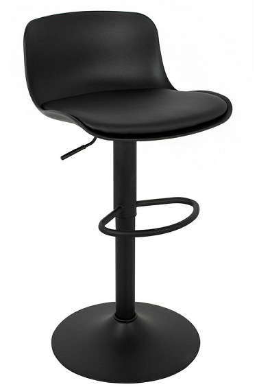 Krzesło Barowe Regulowane Stor Tap 45x43x81 Czarny