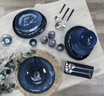 Talerz LAGUNA Niebieski Ciemny