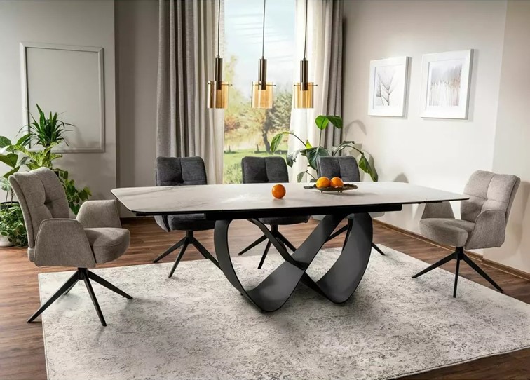 Krzesło WING Brego Czarny/Jasny Beżowy 31