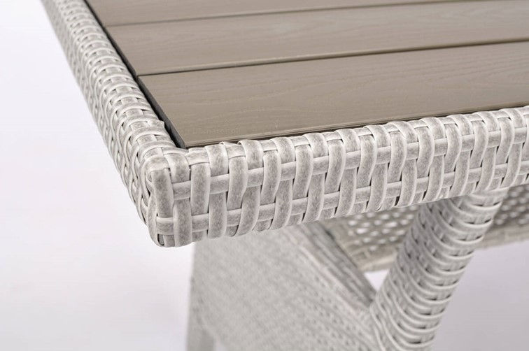 Zestaw Ogrodowy z technorattanu SZTOKHOLM Jasny Szary