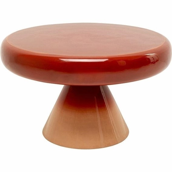 Stolik Kawowy RICI Fi60cm Czerwony