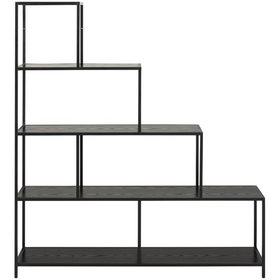 Regał Schodkowy SEAFORD Czarny