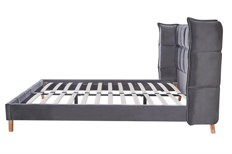 Łóżko SCANDINO 160x200 Popielaty