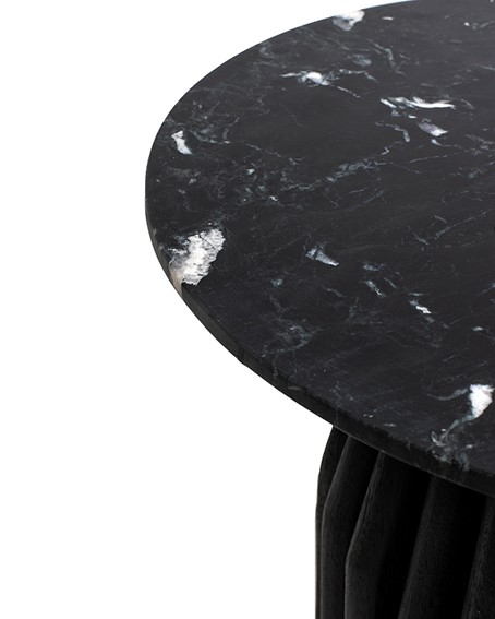 Stolik LEVANTE Fi50cm Czarny