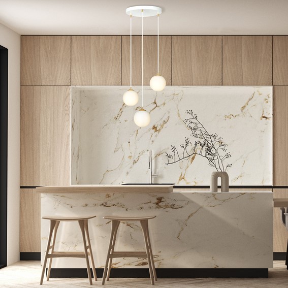 Lampa Wisząca ROYAL 3 Biały