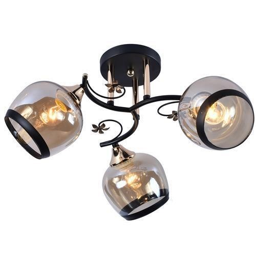 Żyrandol ORANO 3 Czarny/Złoty