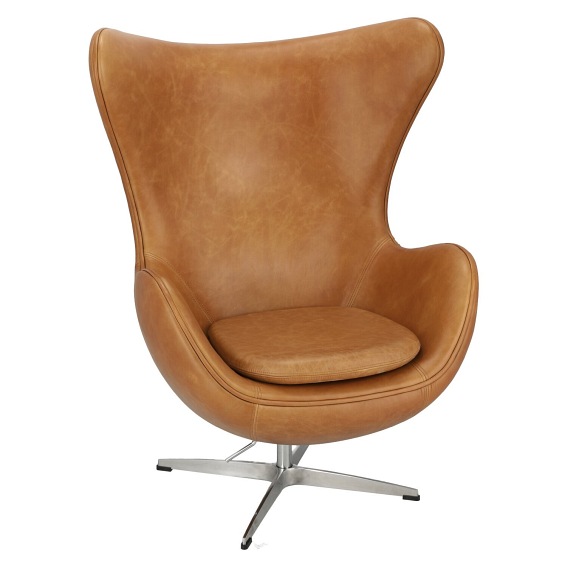 Fotel Jajo 66x78x106 J. Brązowy Vintage Premium