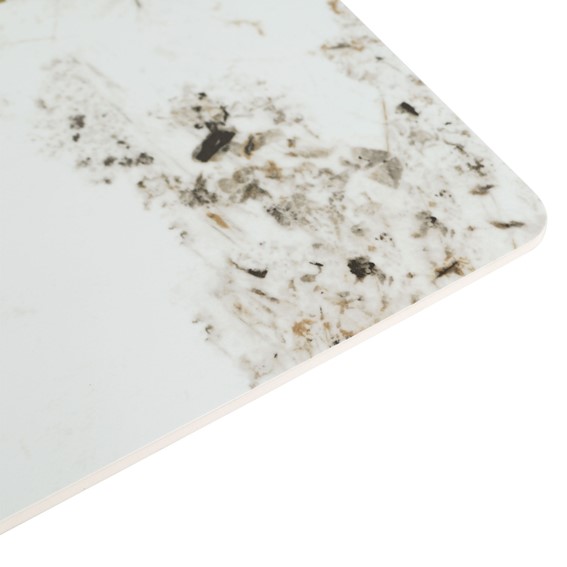 Stolik Kawowy MODIG M51 140x78cm Biały/Złoty