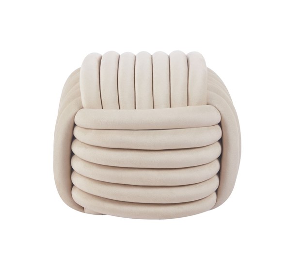 Puf Velvet P5-FX Beżowy