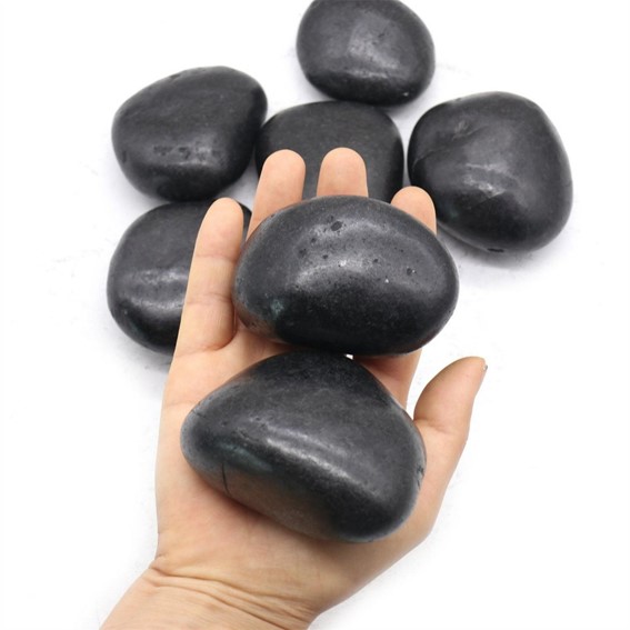 Kamień Dekoracyjny Ogrodowy 3-5cm 20kg Czarny