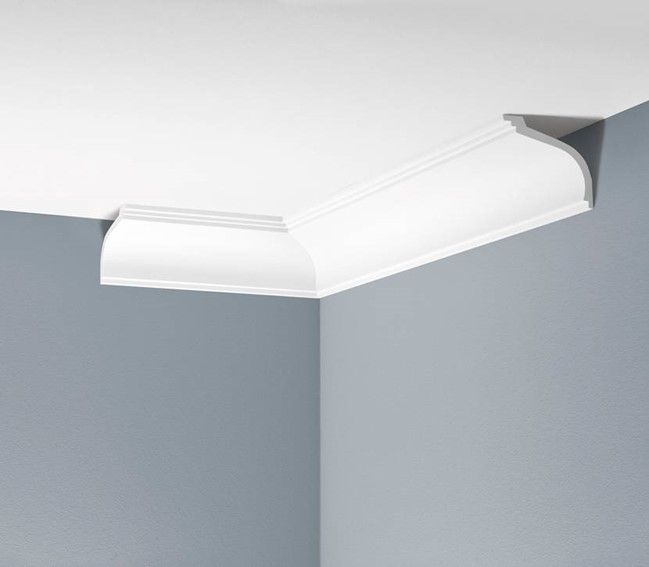 Listwa Gzymsowa Gładka LGG-05 240 cm Biały