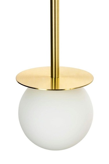 Lampa Wisząca CANNON DISC 16 Biały/Czarny/Złoty