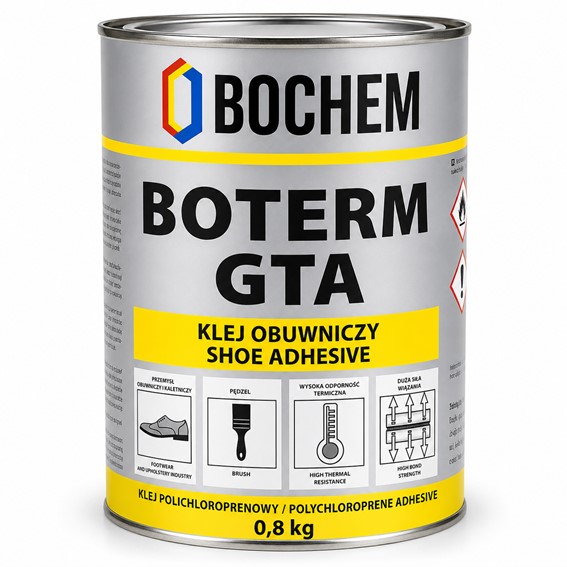 Klej Tapicerski BOTERM GTA na pędzel, puszka 0,8 kg