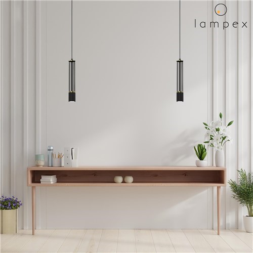 Lampa Wisząca RUBIO 1 Czarna