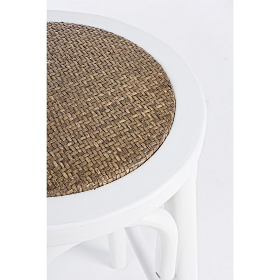 Krzesło Barowe CIRCLE Biały