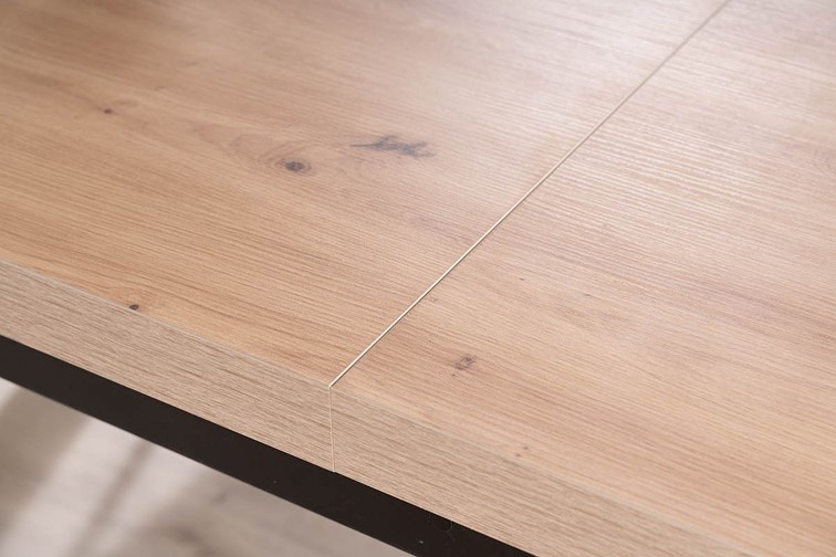 Stół Rozkładany PRESTO (140-218)x80 Czarny/Dąb Artisan