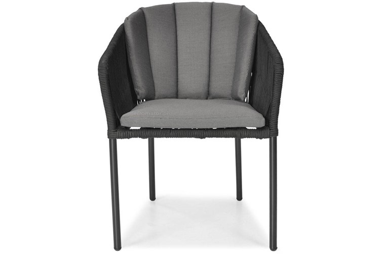 Zestaw Ogrodowy Jadalniany VICTORIA 6-Osobowy Czarny