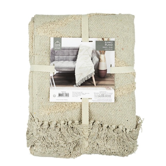 Koc Boho Bali Bawełniany 120x150