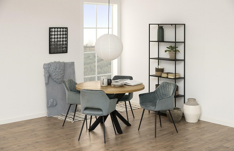 Regał Wysoki Newcastle 30x69x185 Czarny