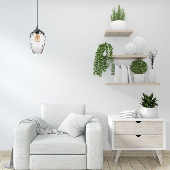 Lampa Wisząca LALINA 1S Czarny