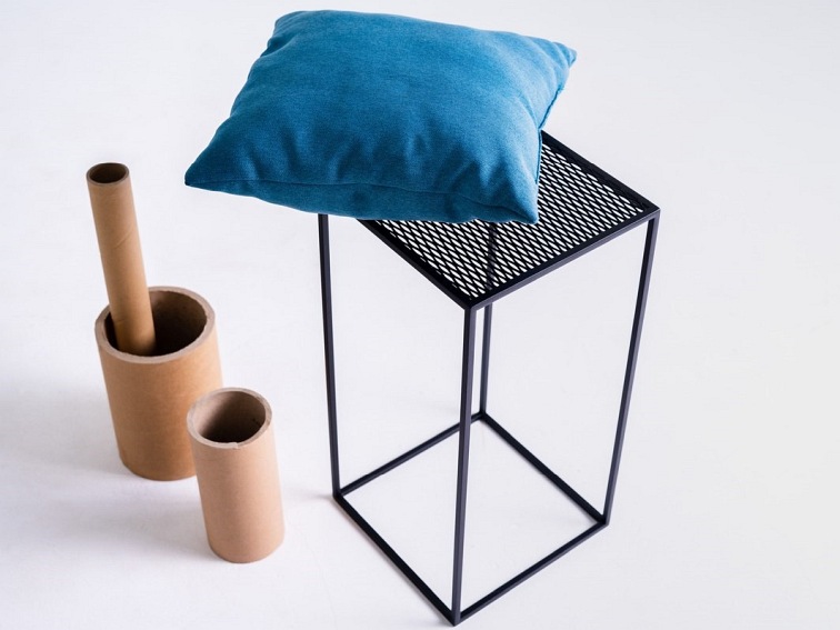 Stolik Matrix Metal 30x30x60 Czarny