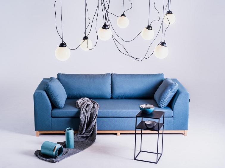 Lampa Wisząca Glass M 3 20 Czarny