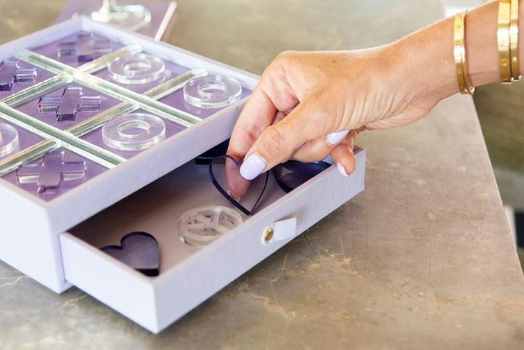 Kółko i Krzyżyk JAY Fioletowy