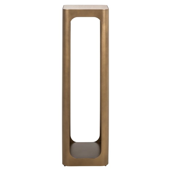 Stolik CLARIDGE 30x30cm Złoty