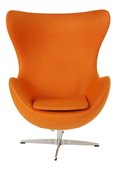 Fotel Jajo 66x78x106 Pomarańczowy Kaszmir Premium 11