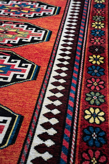 Dywan ANTALIA RED MIX 9844 140x200 cm Czerwony