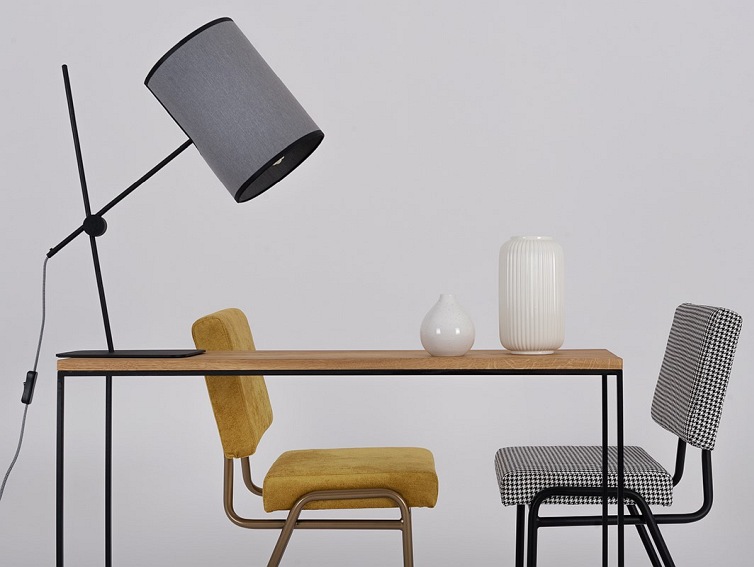 Konsola TENSIO SOLID WOOD 100x30 Dąb Lity/Czarny